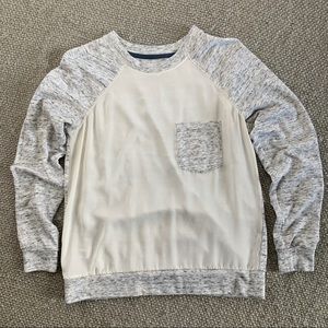 🎉HP🎉 Lou & Grey Sheer Crewneck Top